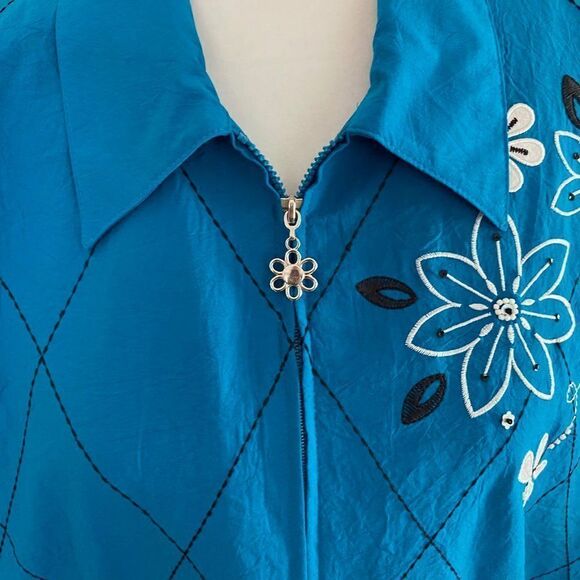 Embroidered Jacket Alfred Dunner - Picture 4 of 11